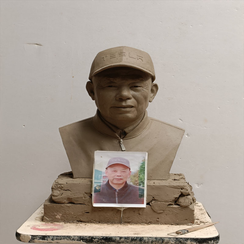 مجسمه پرتره برنز سفارشی