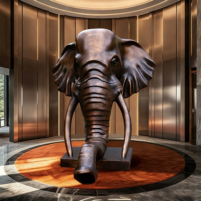 مجسمه سر فیل